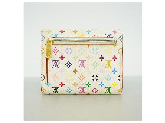 Cartera Tri-fold Louis Vuitton en Blanc Blanco - vista 10
