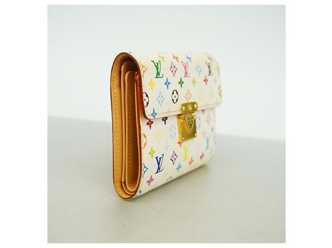 Cartera Tri-fold Louis Vuitton en Blanc Blanco - vista 2