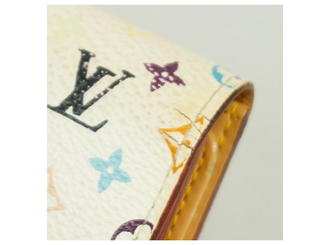 Cartera Tri-fold Louis Vuitton en Blanc Blanco - vista 5