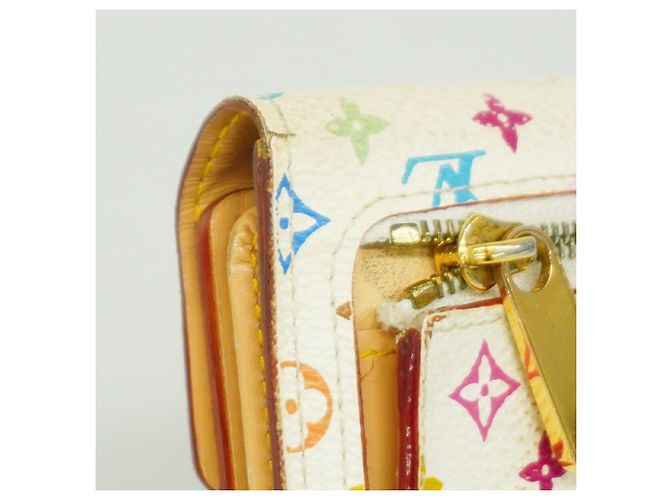 Cartera Tri-fold Louis Vuitton en Blanc Blanco - vista 7