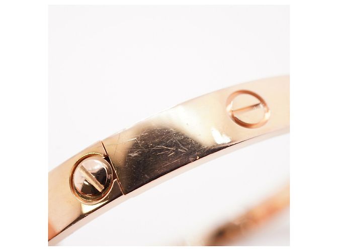 Bracciale Cartier Love in oro rosa 18K con diamanti - vista 10