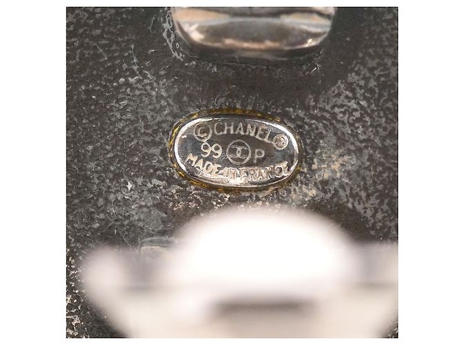 Orecchini a clip Chanel Silver Argento - vista 4