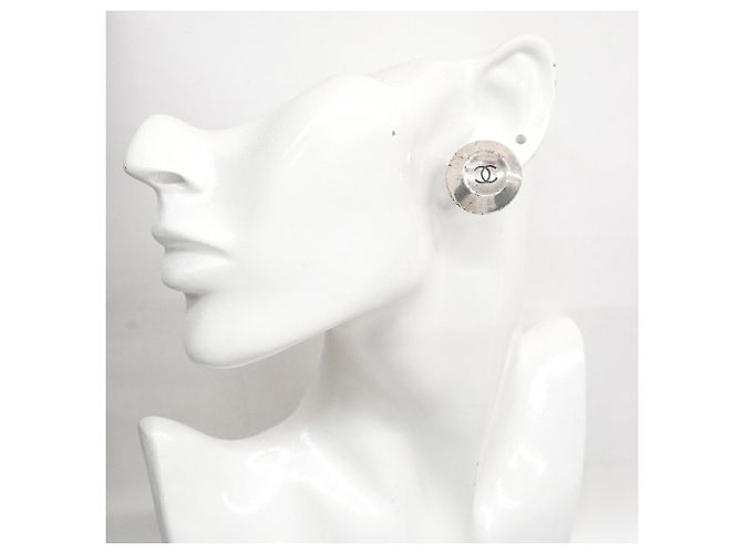 Orecchini a clip Chanel Silver Argento - vista 5