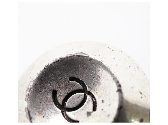 Orecchini a clip Chanel Silver Argento - vista 7
