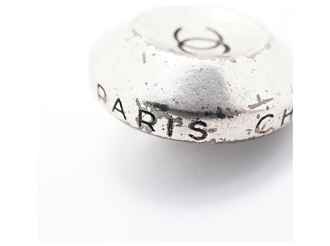 Orecchini a clip Chanel Silver Argento - vista 8