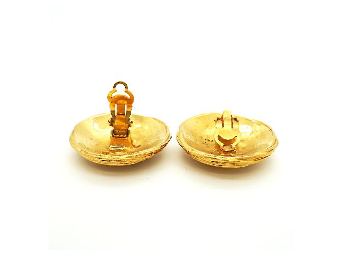 Orecchini a clip Chanel placcati oro D'oro - vista 3