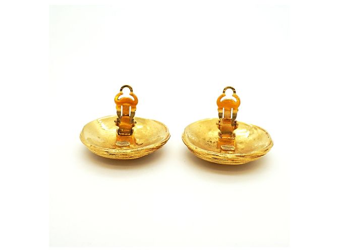 Orecchini a clip Chanel placcati oro D'oro - vista 7