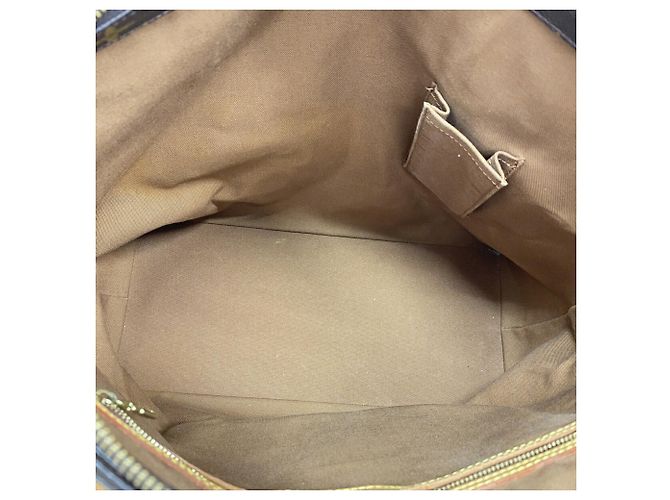 Bolso Louis Vuitton Monogram Cabas Mezzo M51151 Castaño - vista 4