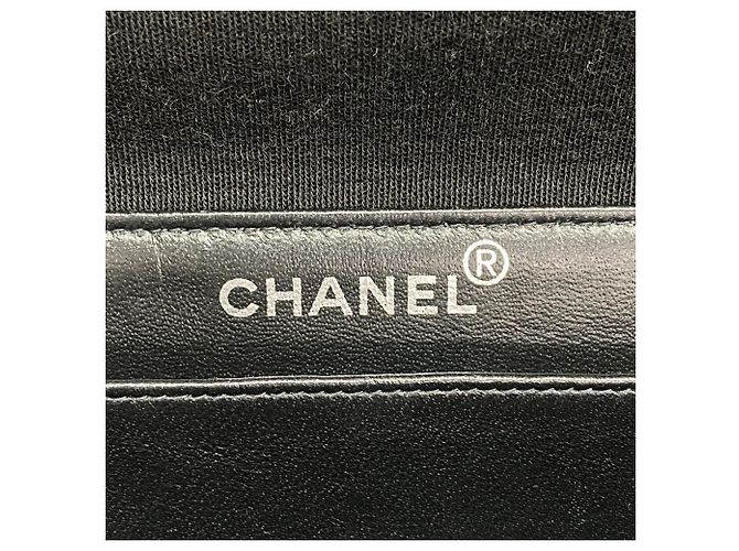 Chanel Matelassé Handtasche aus doppelseitiger Baumwolle Schwarz - Ansicht 5