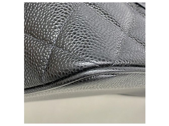 Bolso Tote Chanel de piel de becerro granulada negra Negro - vista 6