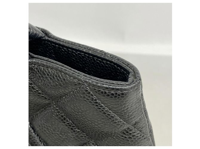 Bolso Tote Chanel de piel de becerro granulada negra Negro - vista 7
