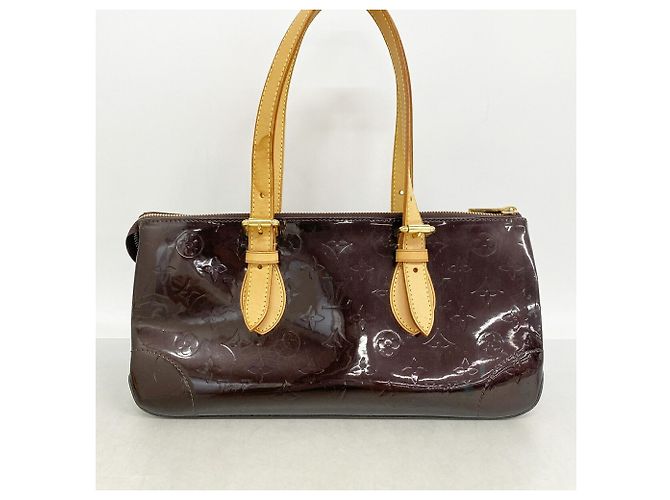 Borsa a tracolla Louis Vuitton Vernis Rosewood Avenue - vista 12