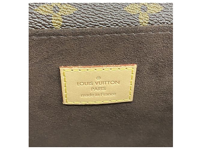 Bolso Louis Vuitton Monogram Pochette Metis MM Castaño - vista 5