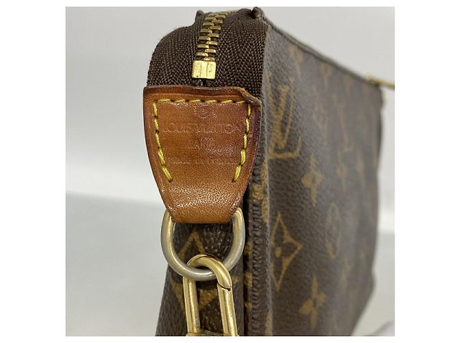 Louis Vuitton Monogram Pochette Accessoires Schultertasche Braun - Ansicht 5