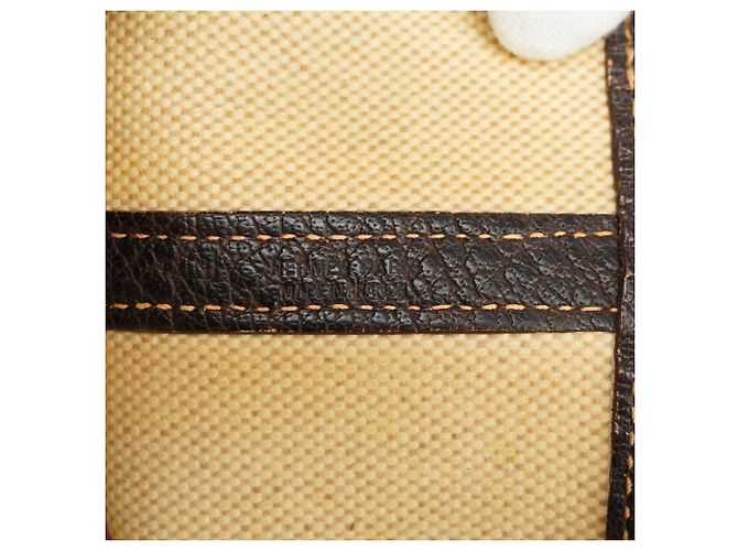Hermès Borsa Tote Hermes Garden PM Marrone Beige - vista 5