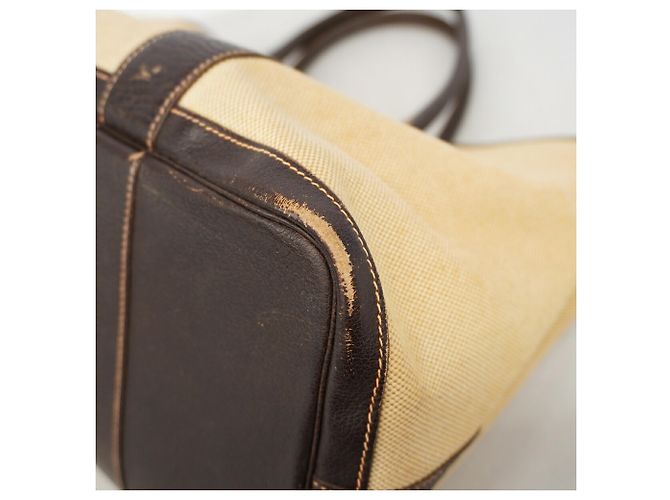 Hermès Borsa Tote Hermes Garden PM Marrone Beige - vista 6