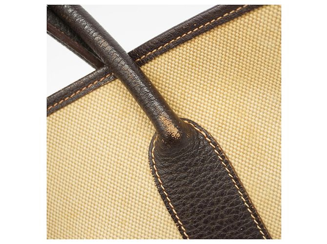 Hermès Borsa Tote Hermes Garden PM Marrone Beige - vista 7