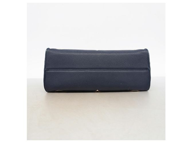 Borsa Tote Louis Vuitton Monogram Empreinte Bicolor OnTheGo MM Blu Crudo - vista 3
