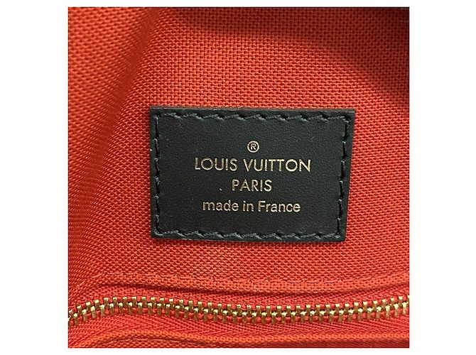 Borsa Tote Louis Vuitton Monogram Giant Reverse OnTheGo GM Marrone - vista 5