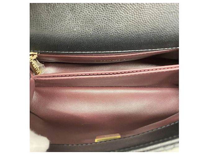 Coco Handle Borsa Chanel in vitello grana Nero - vista 4