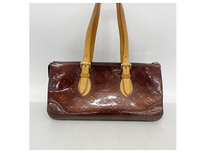 Borsa a tracolla Louis Vuitton Vernis Rosewood Avenue - vista 12