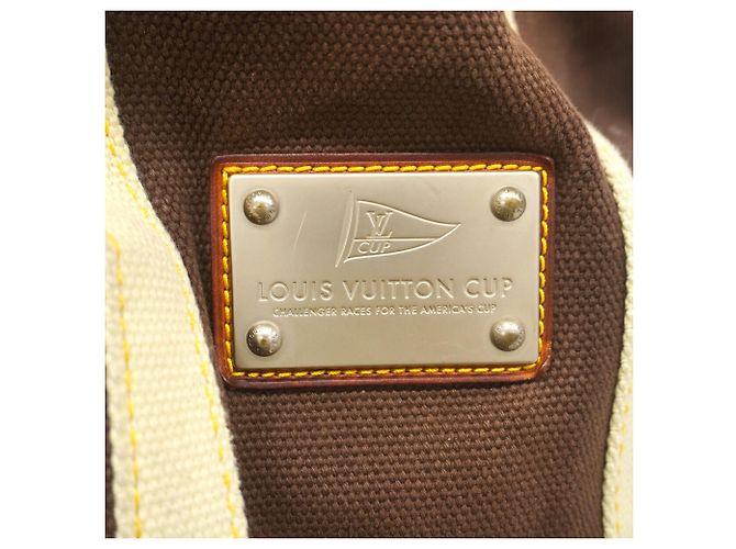 Louis Vuitton Antigua LV Cup Limited Edition Sac Marin Shoulder Bag Marrone - vista 5
