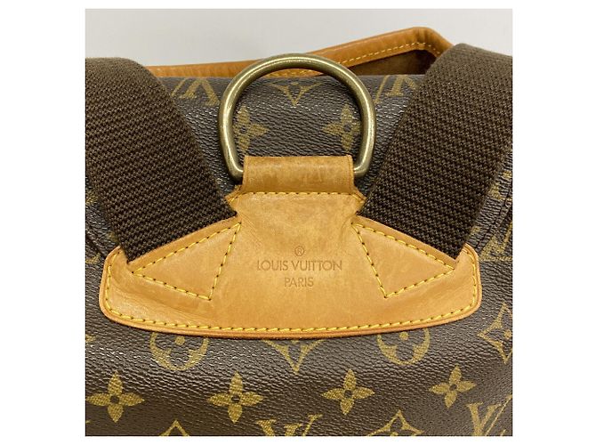 Borsa a tracolla Louis Vuitton Monogram Montsouris GM Marrone - vista 10