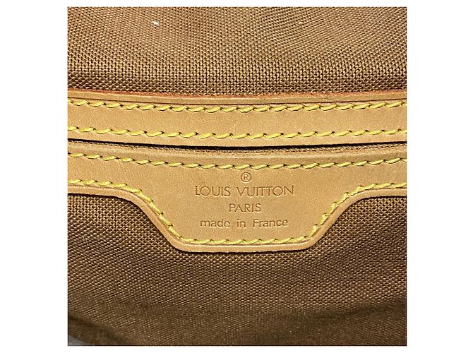 Borsa a tracolla Louis Vuitton Monogram Montsouris GM Marrone - vista 5