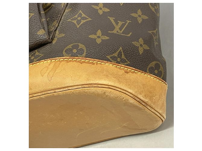 Borsa a tracolla Louis Vuitton Monogram Montsouris GM Marrone - vista 6