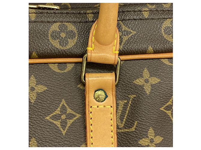Borsa Louis Vuitton Boston Monogram Sirius 45 Marrone - vista 11