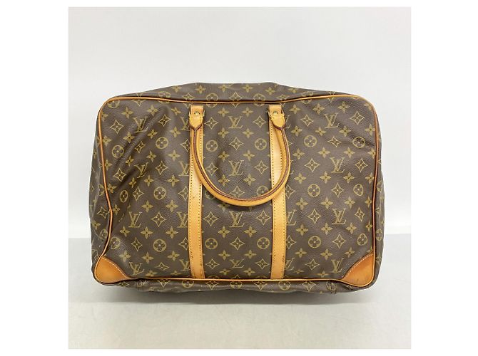 Borsa Louis Vuitton Boston Monogram Sirius 45 Marrone - vista 12