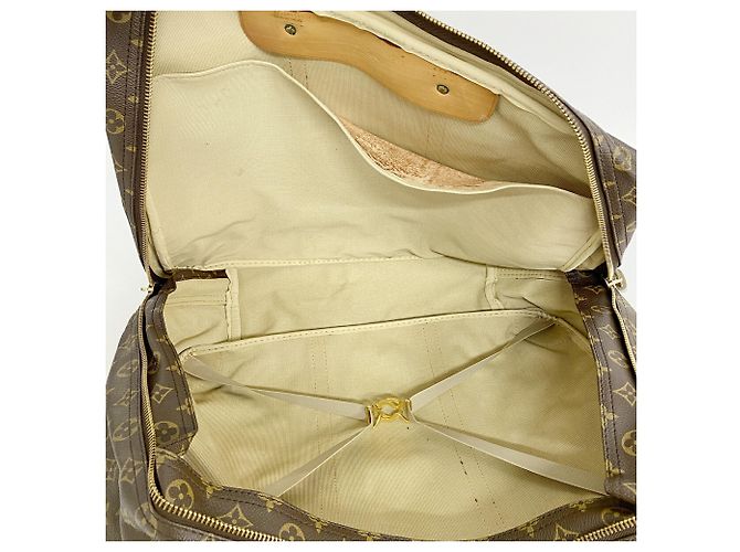 Borsa Louis Vuitton Boston Monogram Sirius 45 Marrone - vista 4