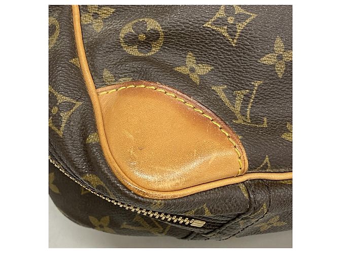 Borsa Louis Vuitton Boston Monogram Sirius 45 Marrone - vista 6
