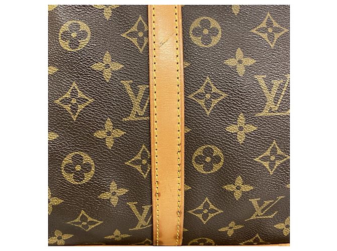 Borsa Louis Vuitton Boston Monogram Sirius 45 Marrone - vista 9