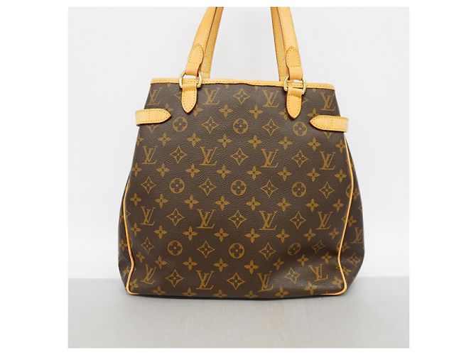 Borsa Tote Verticale Louis Vuitton Monogram Batignolles Marrone - vista 10