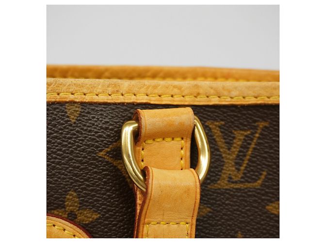 Borsa Tote Verticale Louis Vuitton Monogram Batignolles Marrone - vista 9
