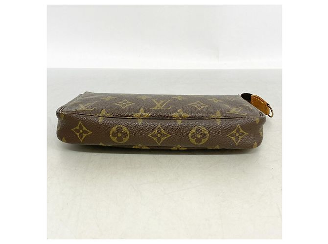 Borsa Louis Vuitton Monogram Pochette Accessoires Marrone - vista 3