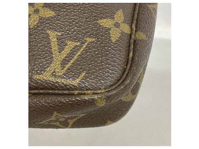 Borsa Louis Vuitton Monogram Pochette Accessoires Marrone - vista 6