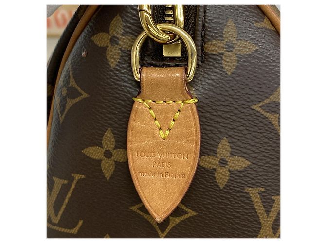Louis Vuitton Monogram Speedy Bandoulière 20 Handtasche Braun - Ansicht 5
