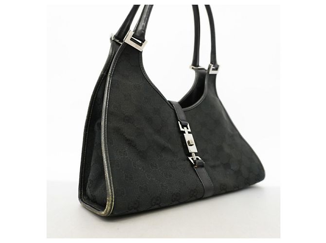 Bolsa Gucci GG Canvas Preto - vista 2