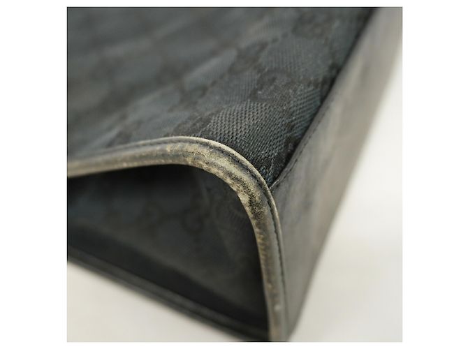 Bolsa Gucci GG Canvas Preto - vista 6