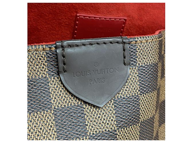 Borsa a tracolla Hobo Louis Vuitton Damier Caissa Damier ebene - vista 10