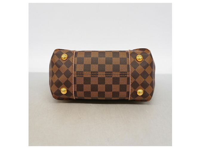 Borsa Louis Vuitton Damier Caissa Tote PM Rosa Damier ebene - vista 3