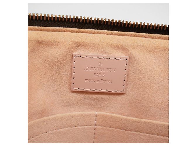 Borsa Louis Vuitton Damier Caissa Tote PM Rosa Damier ebene - vista 5