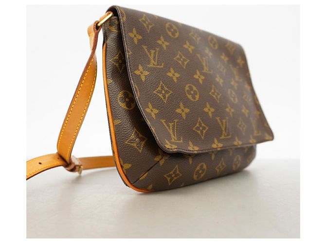 Borsa a tracolla Louis Vuitton Monogram Musette Tango Marrone - vista 2