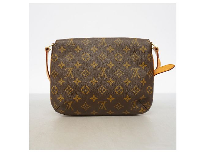 Borsa a tracolla Louis Vuitton Monogram Musette Tango Marrone - vista 9