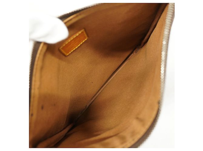 Borsa a tracolla Louis Vuitton Monogram Pochette Bosphore Marrone - vista 4