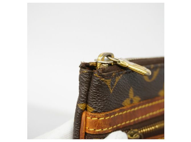 Borsa a tracolla Louis Vuitton Monogram Pochette Bosphore Marrone - vista 8