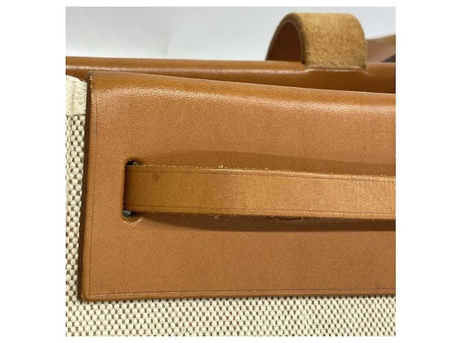 Hermès Herbag Cabas Toile H Natural Tote Bag - Ansicht 7