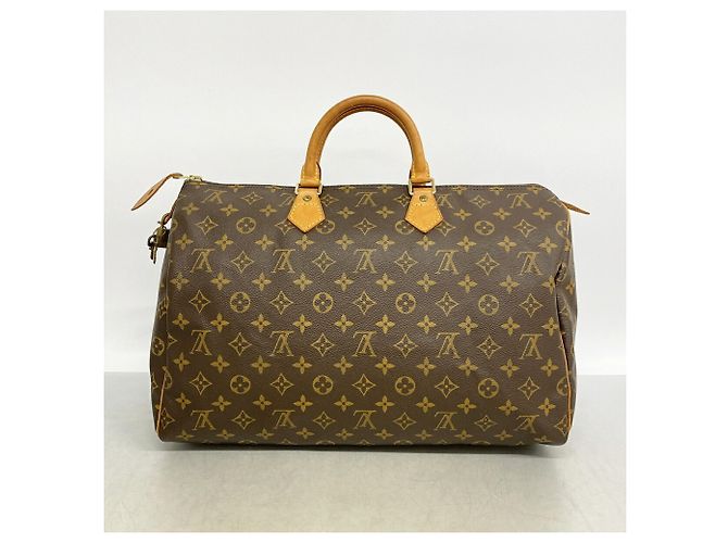 Borsa Louis Vuitton Monogram Speedy 40 Marrone - vista 11